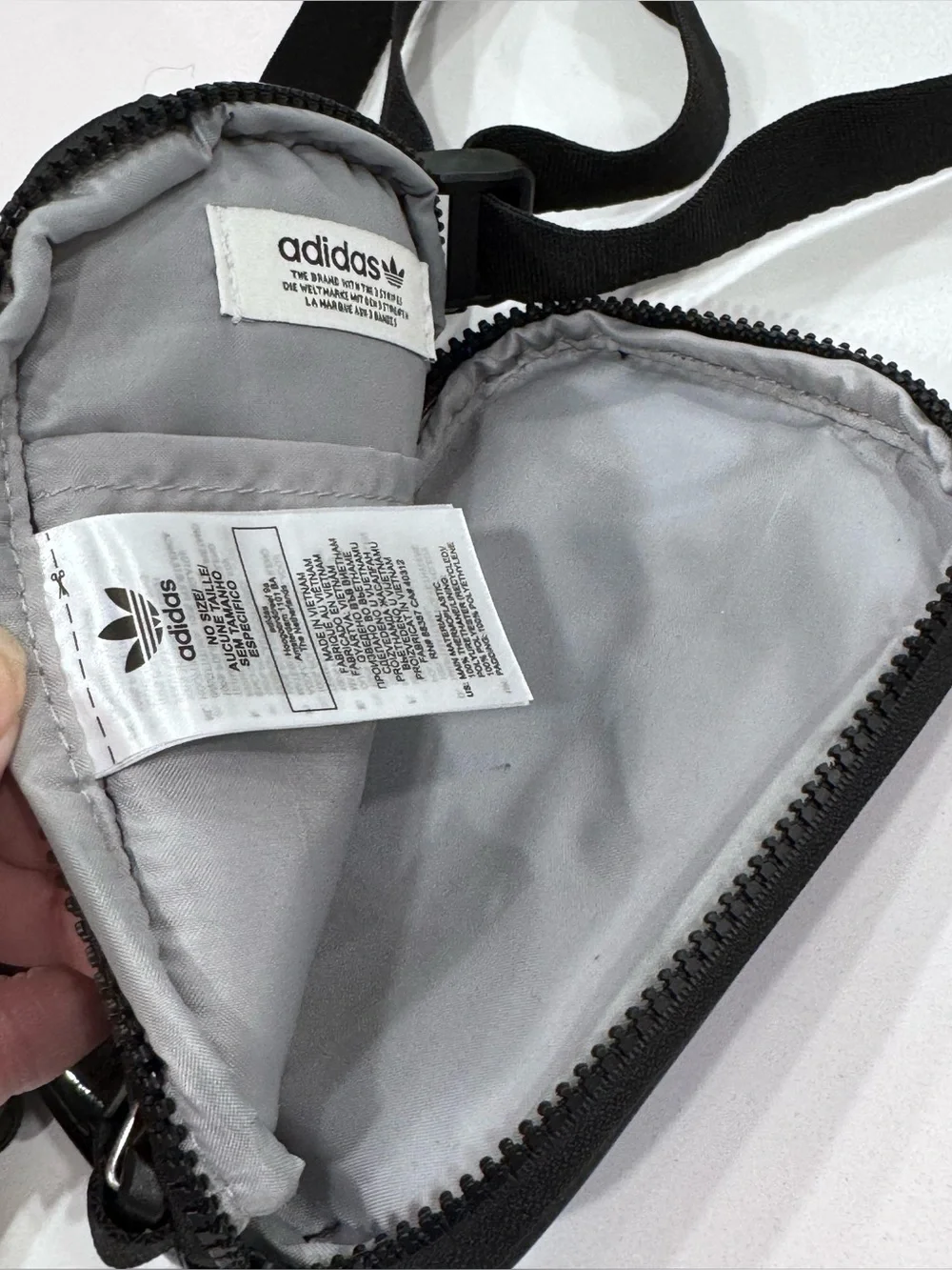 Adidas Originals Iridescent Holographic Festival Crossbody Bag NWOT